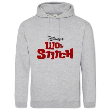 Hoodie with Print Lilo & Stitch Logo - 2XL grey