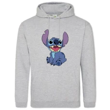 Hoodie with Print Lilo & Stitch Funny - 2XL grey