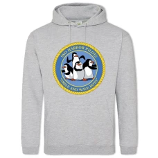 Hoodie with Print Madagascar Logo With Penguins - 2XL grey