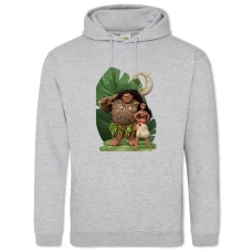 Hoodie with Print Moana With Tui - 2XL grey