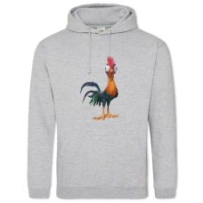 Hoodie with Print Moana Hey Hey - 2XL grey