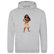 Hoodie with Print Moana Hero Girl - 2XL grey