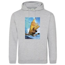 Hoodie with Print Moana Sea Heroes - 2XL grey