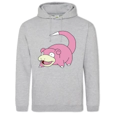 Hoodie with Print Pokemons Slowpoke - 2XL grey