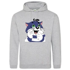 Hoodie with Print Buttermilk Cat Matroskin Hero - 2XL grey