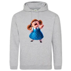 Hoodie with Print The Nut Job Girl - 2XL grey