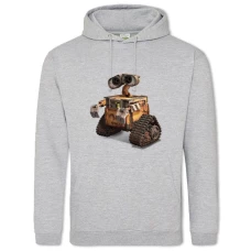 Hoodie with Print Wall-E Robot - 2XL grey