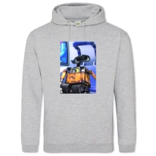 Hoodie with Print Wall-E Robot Hero - 2XL grey