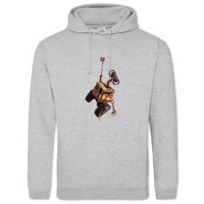 Hoodie with Print Wall-E Main Hero - 2XL grey