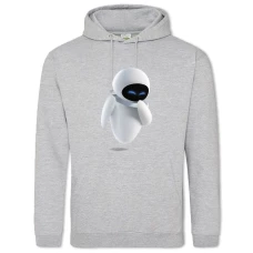 Hoodie with Print Wall-E Eva - 2XL grey