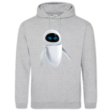 Hoodie with Print Wall-E Robot Eva - 2XL grey