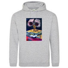 Hoodie with Print Wall-E Main Robot - 2XL grey