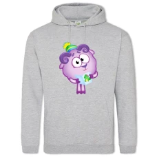 Hoodie with Print Smeshariki Barash In A Hat - 2XL grey