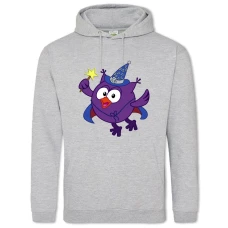 Hoodie with Print Smeshariki Sovunya Enchantress - 2XL grey