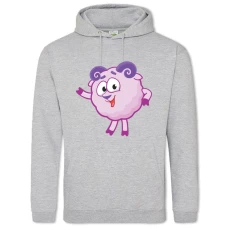 Hoodie with Print Smeshariki Barash Hero - 2XL grey
