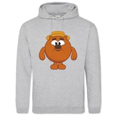 Hoodie with Print Smeshariki Kopatych - 2XL grey