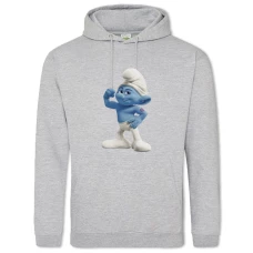 Hoodie with Print The Smurfs Power - 2XL grey
