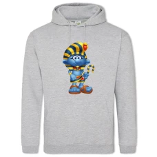 Hoodie with Print The Smurfs Egyptian - 2XL grey