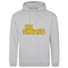 Hoodie with Print The Smurfs Logo - 2XL grey