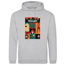 Hoodie with Print The Incredibles Main Theme - 2XL grey