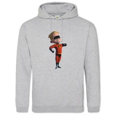 Hoodie with Print The Incredibles Dashiell Dash Parr - 2XL grey