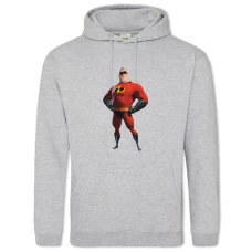 Hoodie with Print The Incredibles Father - 2XL grey