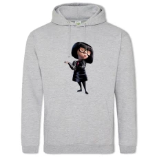 Hoodie with Print The Incredibles Girl - 2XL grey