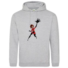 Hoodie with Print The Incredibles Elastigirl - 2XL grey