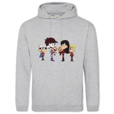 Hoodie with Print The Incredibles Cartoon Version - 2XL grey