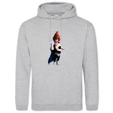 Hoodie with Print The Incredibles Angry Hero - 2XL grey