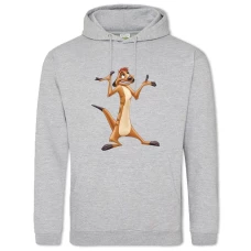 Hoodie with Print Timon And Pumbaa Funny Timon - 2XL grey
