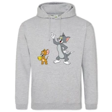 Hoodie with Print Tom And Jerry Heroes - 2XL grey