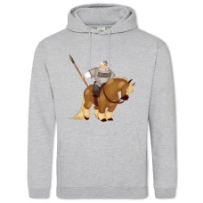 Hoodie with Print Three Heroes The Protagonist - 2XL grey
