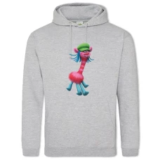Hoodie with Print Trolls Cooper - 2XL grey