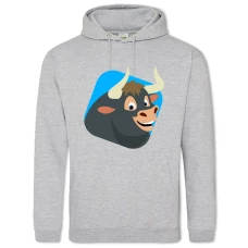 Hoodie with Print Ferdinand Hero Art - 2XL grey