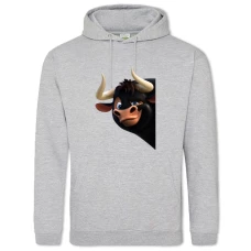 Hoodie with Print Ferdinand Hero Face - 2XL grey