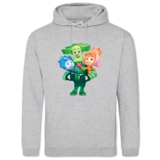 Hoodie with Print Fixiki All Heroes - 2XL grey