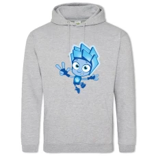 Hoodie with Print Fixiki Toe - 2XL grey