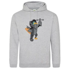Hoodie with Print Phineas And Ferb Perry The Platypus Robot - 2XL grey