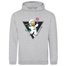 Hoodie with Print Futurama Homer Simpson - 2XL grey