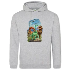 Hoodie with Print The Good Dinosaur Main Characters - 2XL grey