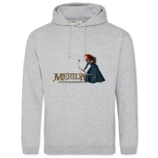 Hoodie with Print Brave Merida Logo - 2XL grey