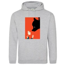 Hoodie with Print Brave Art Heroes - 2XL grey