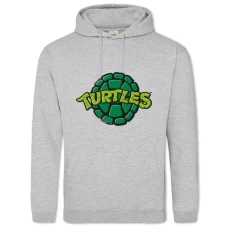 Hoodie with Print Teenage Mutant Ninja Turtles Logo - 2XL grey