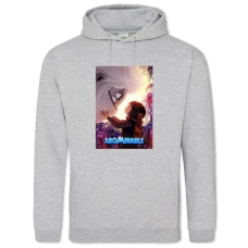 Hoodie with Print Abominable Friendship - 2XL grey