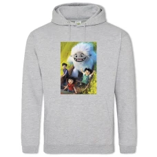 Hoodie with Print Abominable Main Heroes - 2XL grey