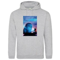 Hoodie with Print Abominable Sunset - 2XL grey