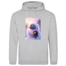 Hoodie with Print Abominable Flying Heroes - 2XL grey