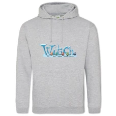 Hoodie with Print Jetix Witch Logo - 2XL grey