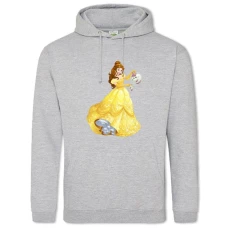 Hoodie with Print Disney Belle - 2XL grey